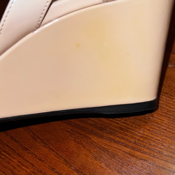 ❌ (stolen) AUTHENTIC PRADA Milano Women’s 39.5 Open Toe Wedge Heel Buckle Strap - Picture 8 of 12